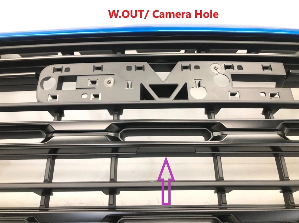 Front Upper Grille for GMC Sierra 1500 (2022–2024) Dynamic Blue MET #44