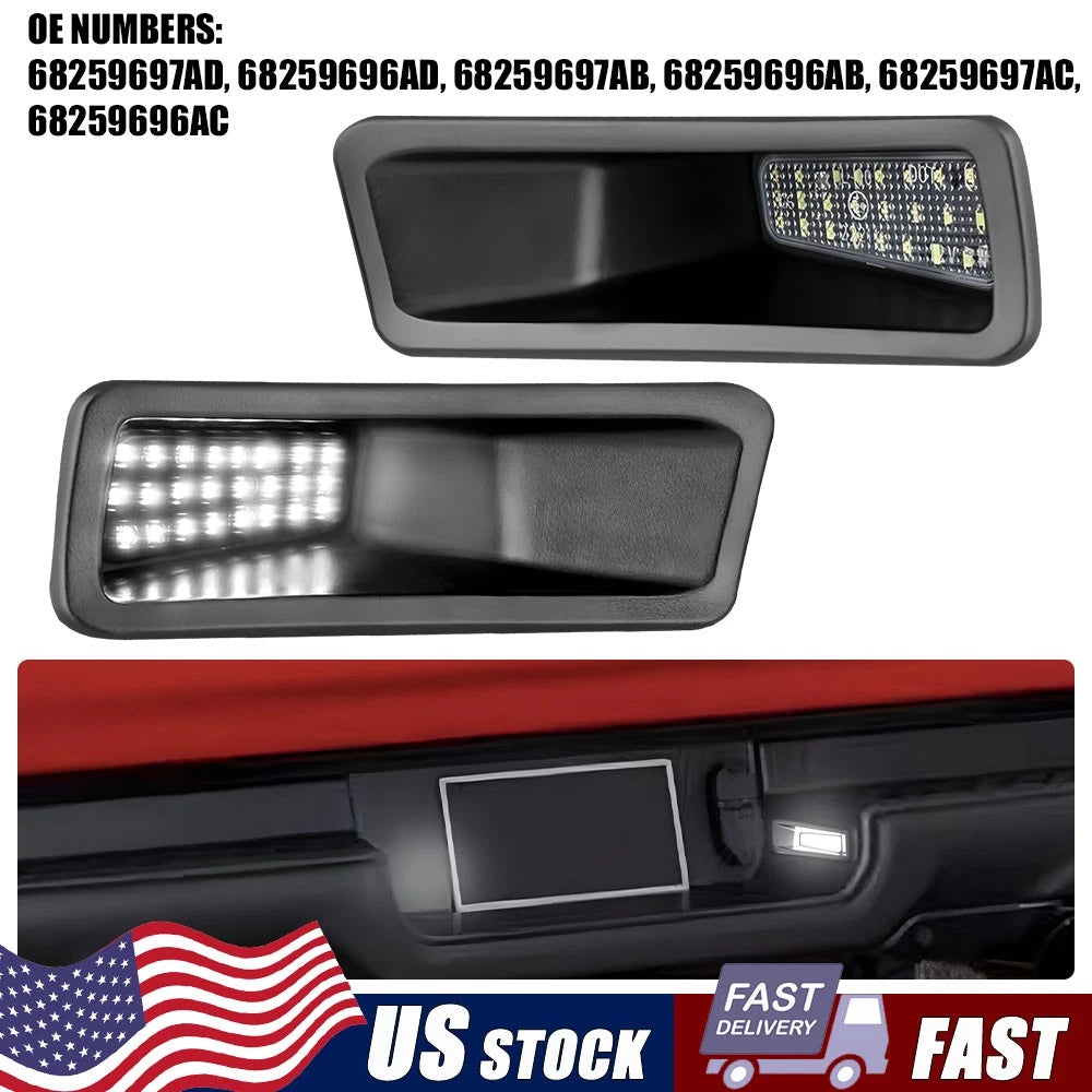 LED License Plate Lights for Dodge RAM 1500 (2019–2022)