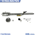 33” Chrome Tilt Steering Column Keyed Floor Shift for Chevy Corvette (1968–1980)