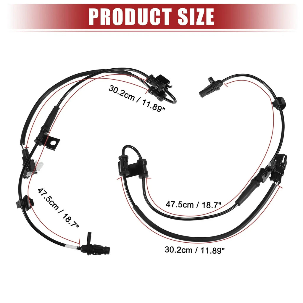 ABS Wheel Speed Sensor for Hyundai Sonata (2011-2014) - 1 Pair