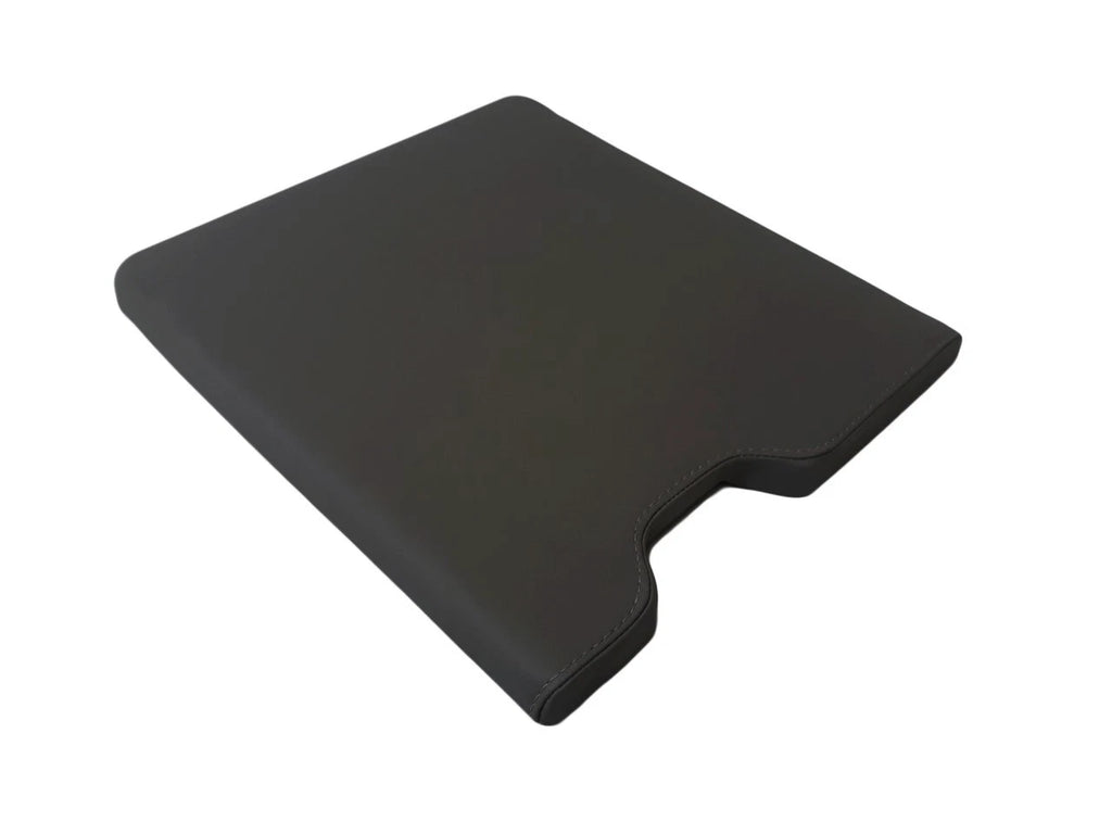 Leather Synthetic Console Armrest Cover for Ford F150 (2015–2019) Black