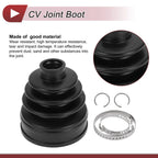 Inner CV Joint Boot Kit with Clamps for BMW X3 (2018–2024) 31608680223