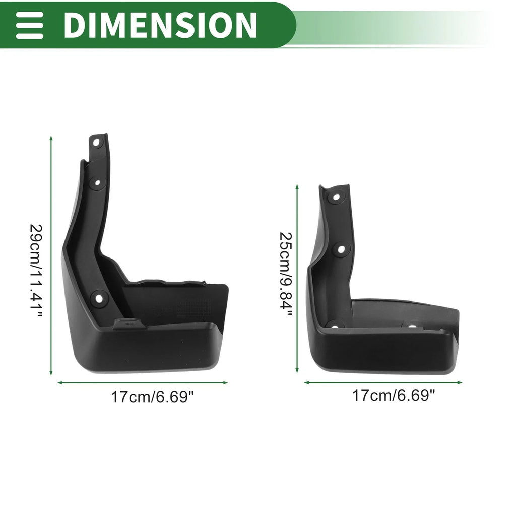 Mud Flaps Splash Guards Front & Rear for Honda Envix (2019)