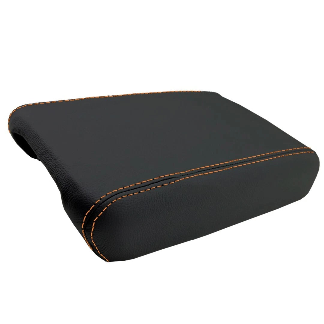 Console Armrest Cover for Chevrolet Traverse (2009–2016) Orange Stitch