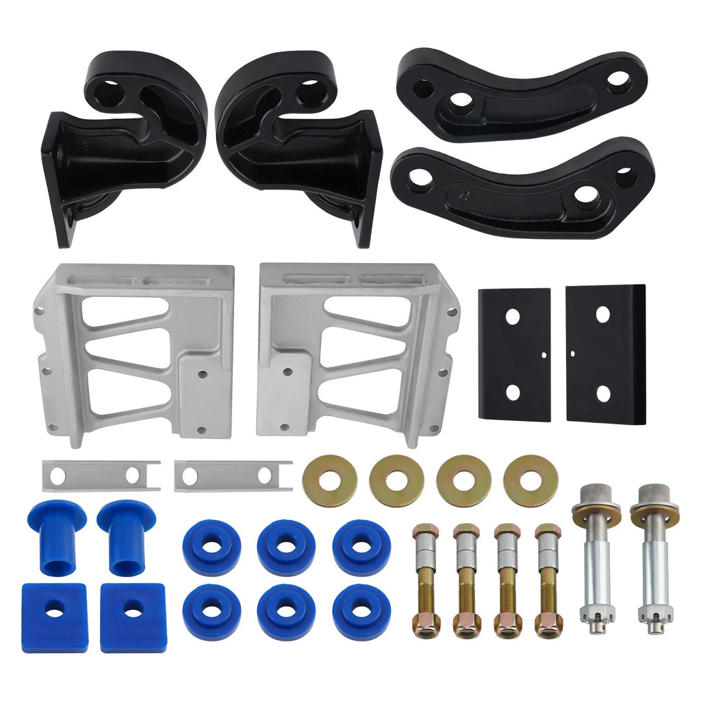 1 Pair Pivot Assemblies & Mounts & Bolt Kit for Peterbilt 379, 378 (1994–2007)