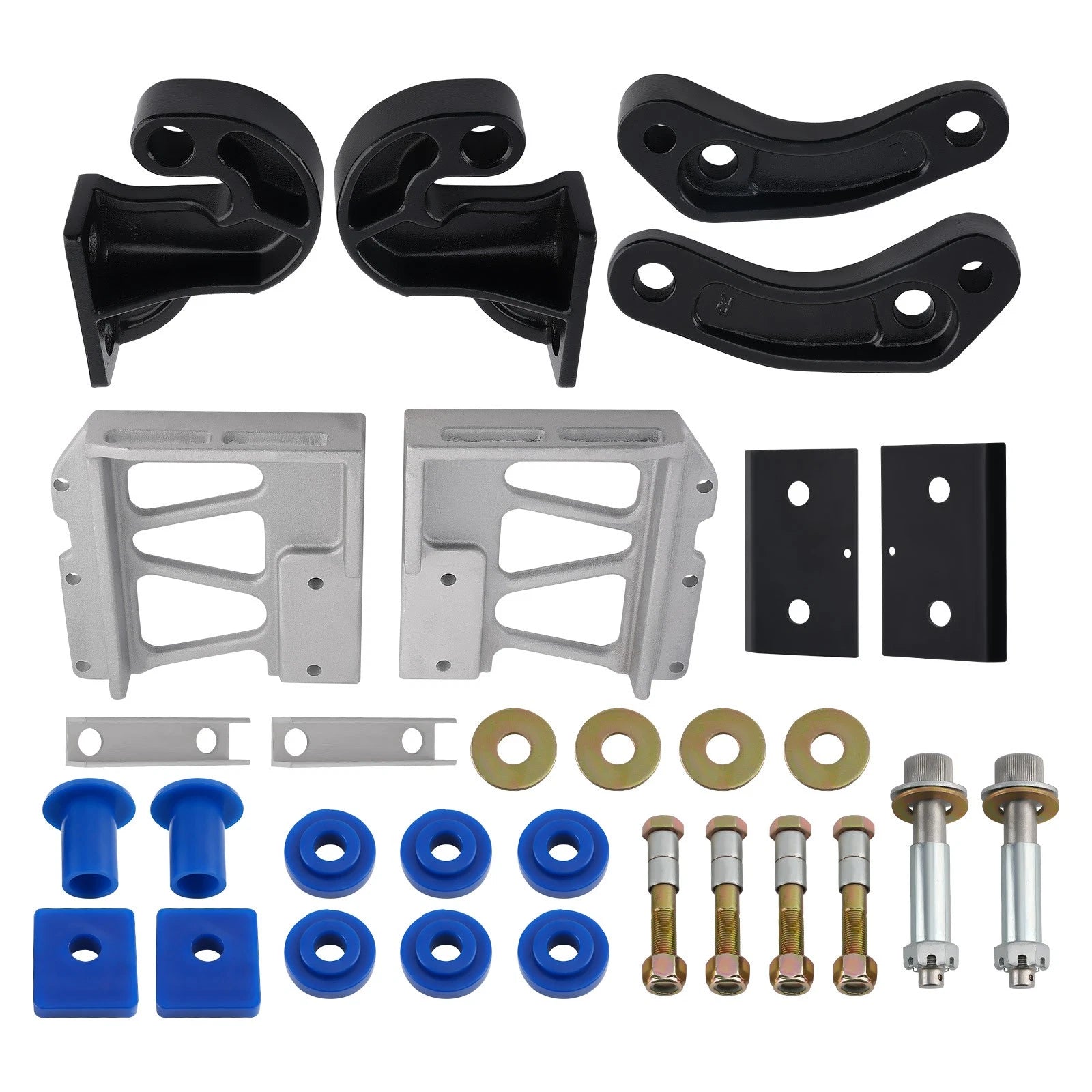 1 Pair Pivot Assemblies & Mounts & Bolt Kit for Peterbilt 379, 378 (1994–2007)