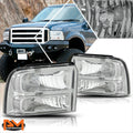 JDM Headlights for Honda Civic (2004–2005) Chrome Housing Amber Side