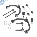 Set of 10 Front Control Arm Ball Joints & Tie Rods for Mazda B4000 (1998–2003)