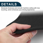 Black Leather Kick Pad Sticker for BMW X5 (2014-2018)