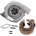 T04E T3/T4 Turbo Compressor .57 A/R 48.1 Trim 400+HP with Titanium Heat Shield