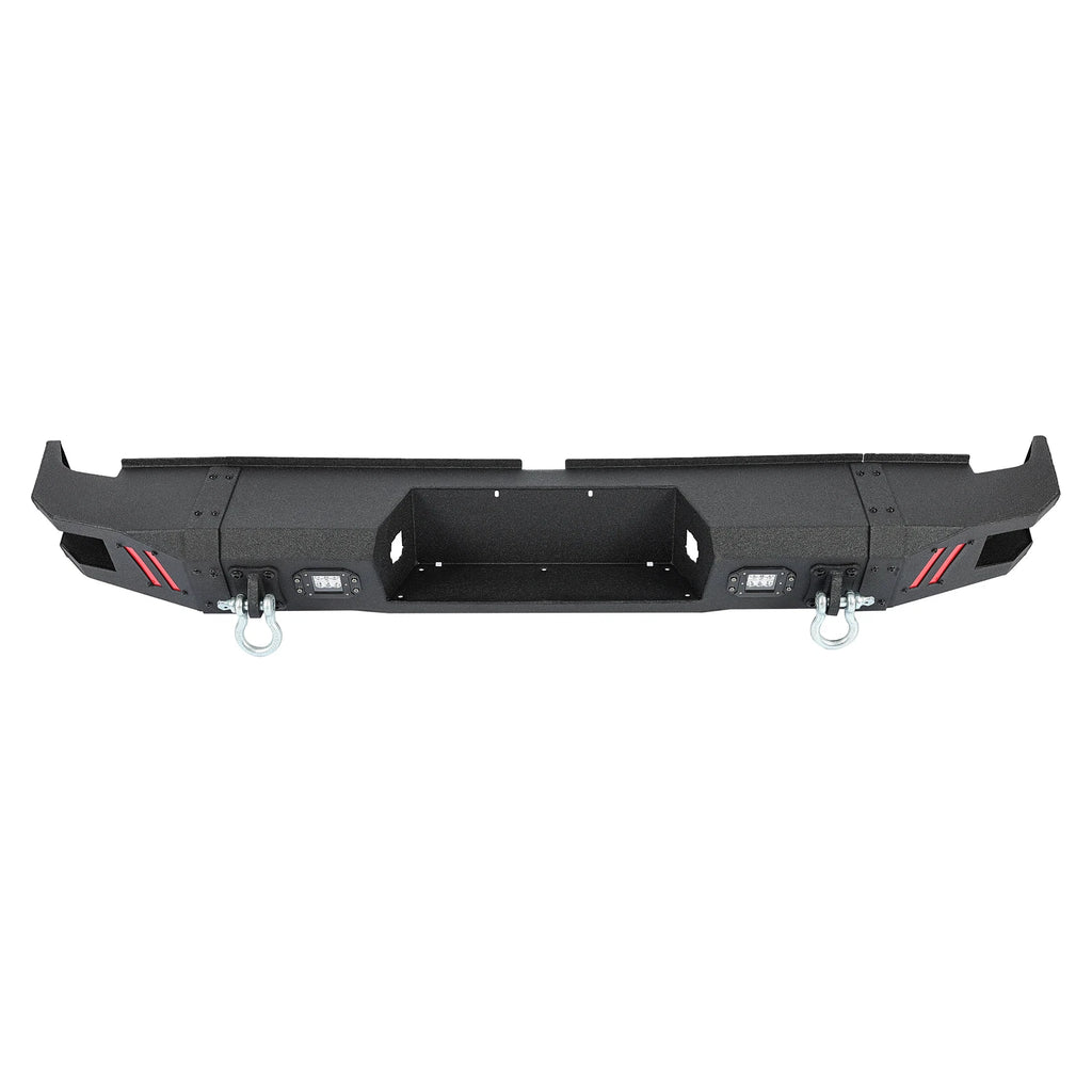 Off-Road Rear Step Bumper with LED Light & D-ring for Toyota Tundra (2007–2013)