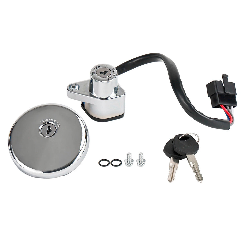 Ignition Switch Fuel Cap for Kawasaki Vulcan VN800 Classic Drifter 2001–2009