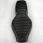 2X Cross Stripe Leather Seats for Harley Road King (1997–2006)