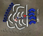 2.25" Aluminum Universal Intercooler Turbo Piping Kit for Cars