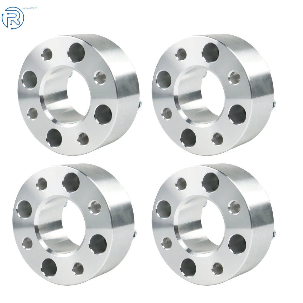 4X 2" Wheel Spacers for Golf Cart (4x4 Bolt Pattern, 62mm Bore, 1/2x20 Studs)