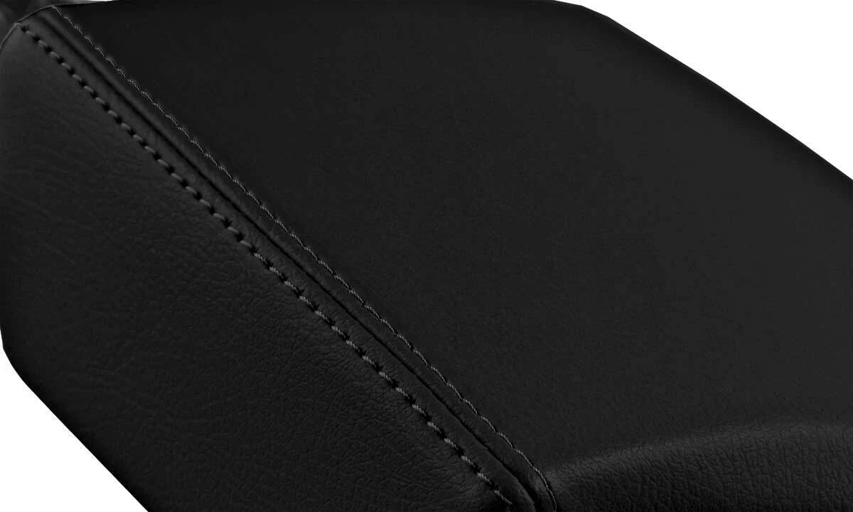 Leather Console Lid Armrest Cover for Buick Regal (2011–2017) Black