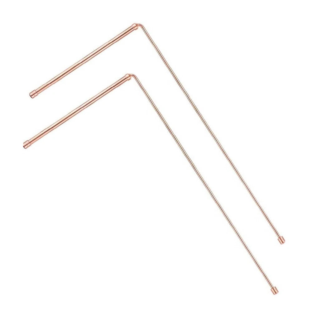 Copper detection rods for outdoor adventures and treasure finds