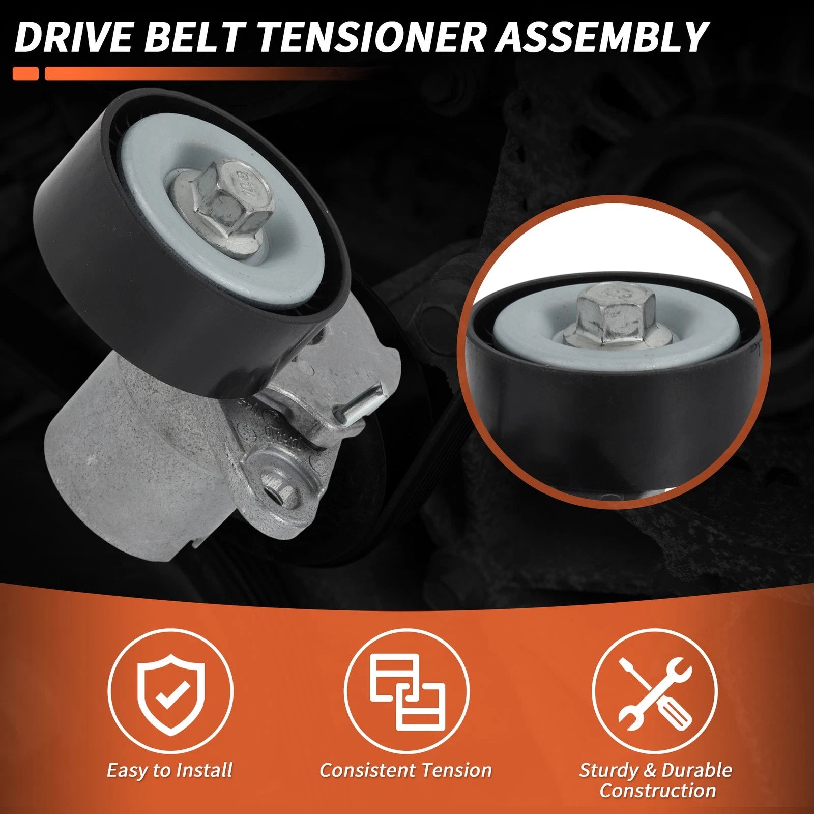 Set of 1 Drive Belt Tensioner Kit for Audi A1 (2015–2018) No. 06L903133D
