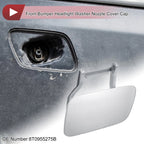 Front Left Washer Nozzle Cover Cap for Audi A5 (2012–2017) 1Pcs Silver Tone