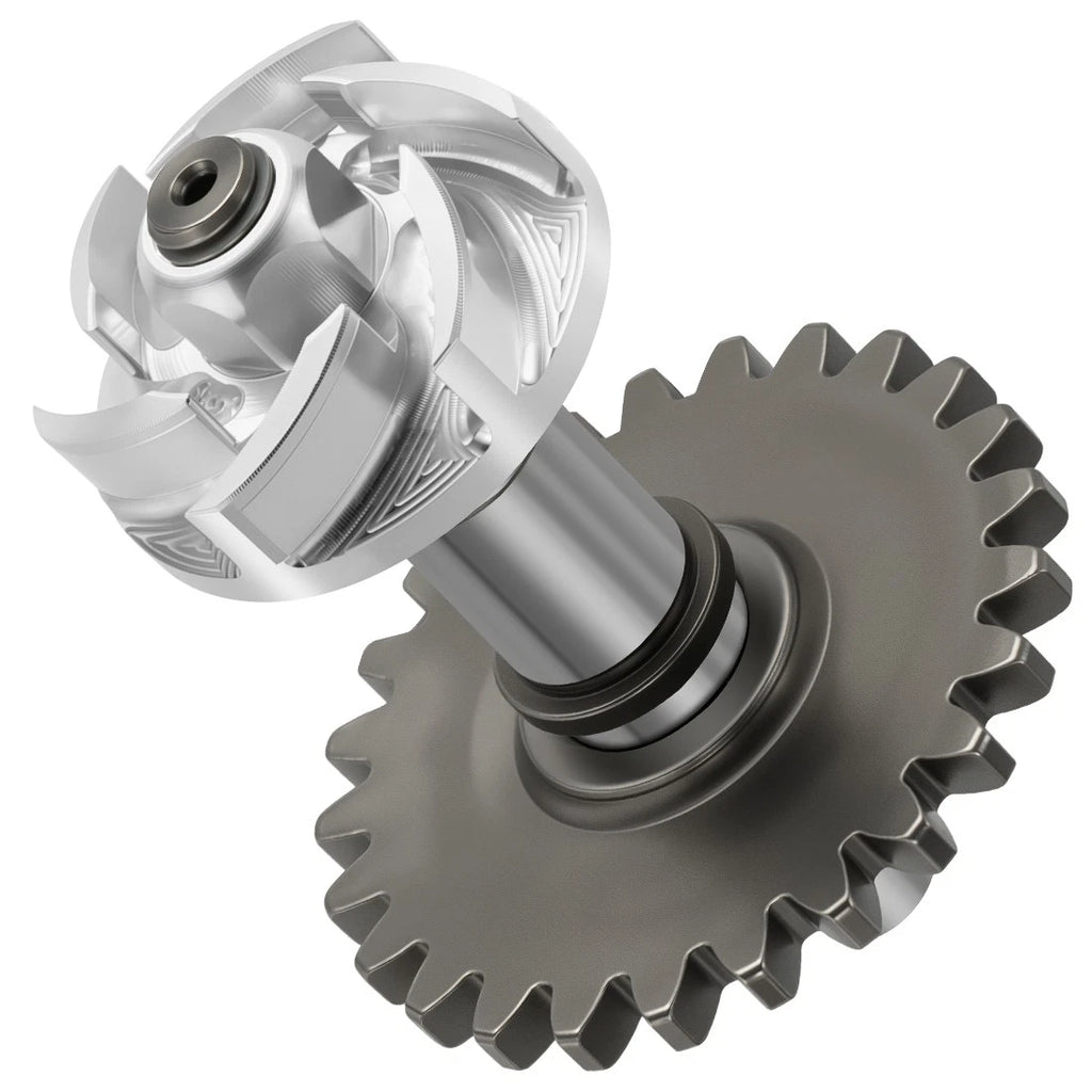 Water Pump Impeller with Shaft Gear Kit for Yamaha YZ65 (2018–2024), YZ85 (2002–2024)