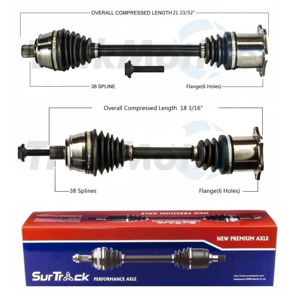 CV Axle Shaft Kit for - Front Driver & Passenger Side