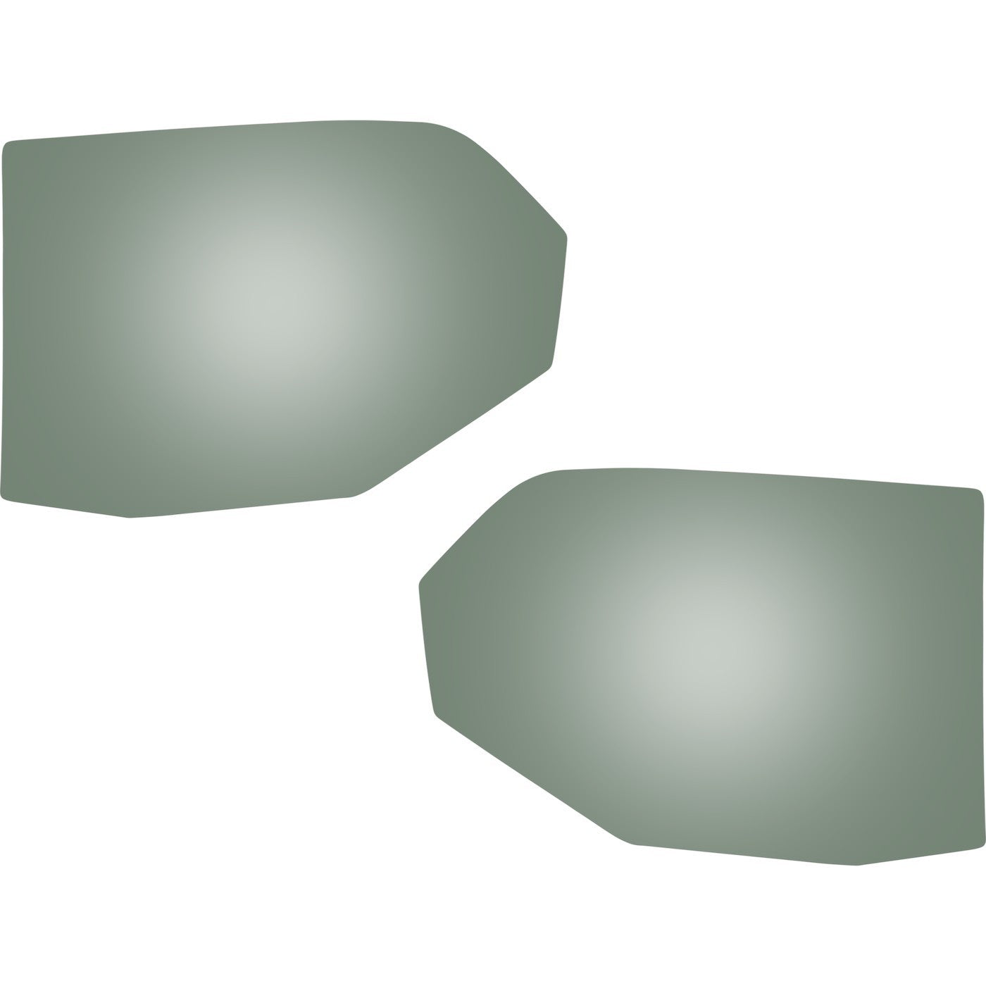 Set of 2 Rear Door Glasses for Dodge 300