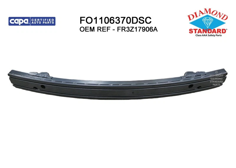 Replacement Steel Rear Bumper Impact Bar (See compatibility Chart)