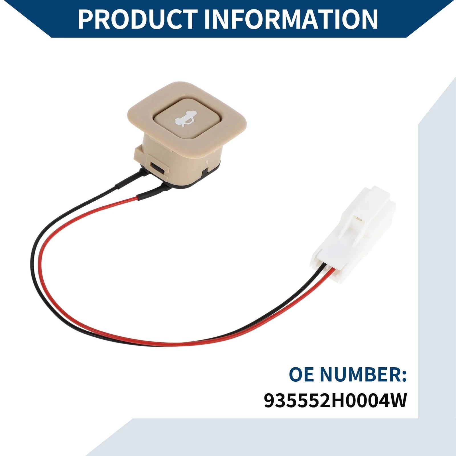 Trunk Lid Lock Release Push Switch for Hyundai Elantra (2017–2020)