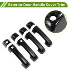 Exterior Door Handle Cover Trim for Ford Bronco (2021–2025) Carbon Fiber Black
