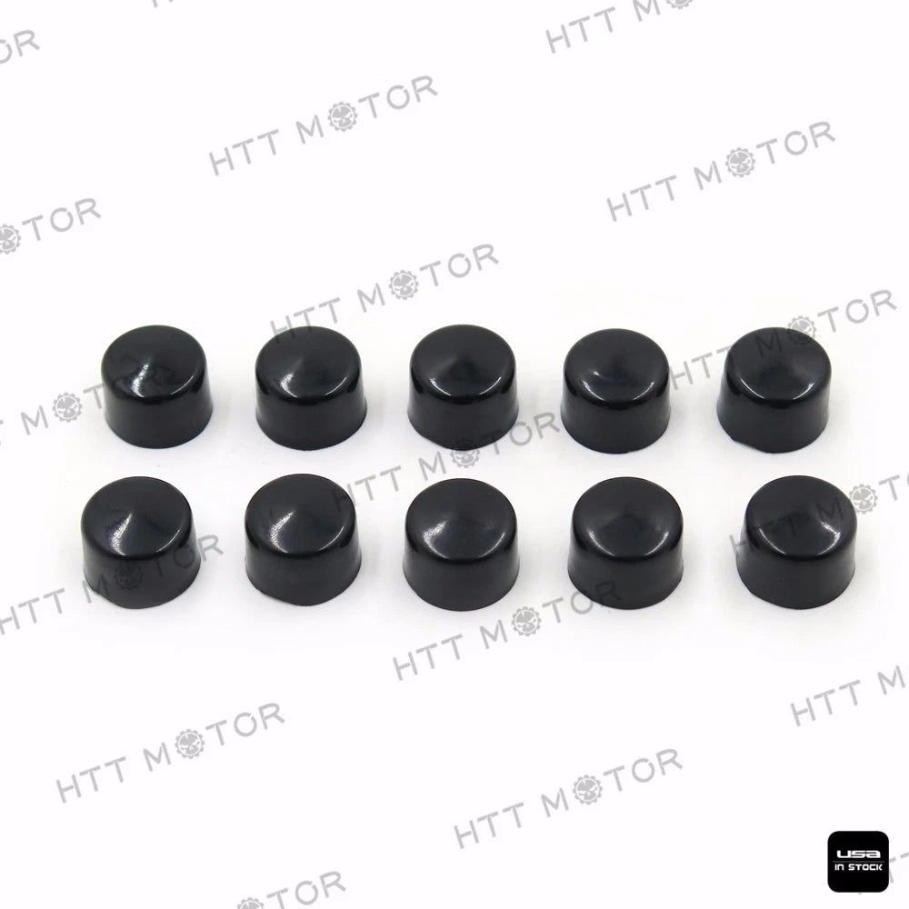 10pcs Allen Socket Bolt Cap Dress Kit for Harley-Davidson (Misc)