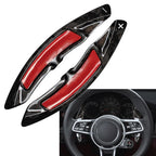 2X Steering Wheel Paddle Shifter Extension for Porsche Macan Cayenne 718 (2014–2023) Carbon