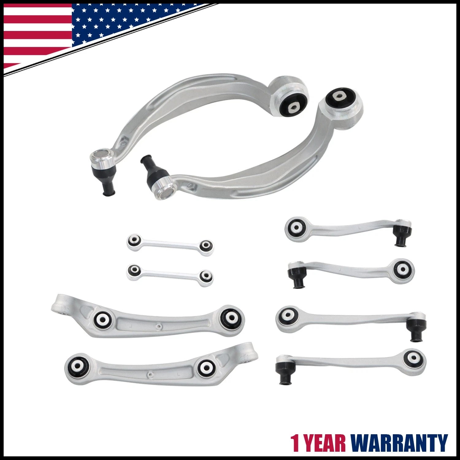 10X Suspension Kit Control Arms for Audi A4 A5 S4 S5 Q5 (2011–2012)