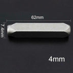 Stamps Punch Craft Tool for Jewelry Leather Metal Marking (Steel)