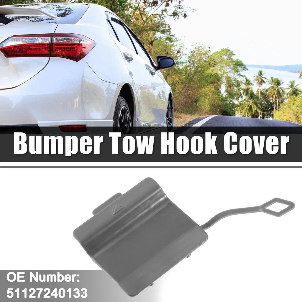 Rear Left Bumper Tow Eye Cover Cap for BMW 550i (2011-2013)
