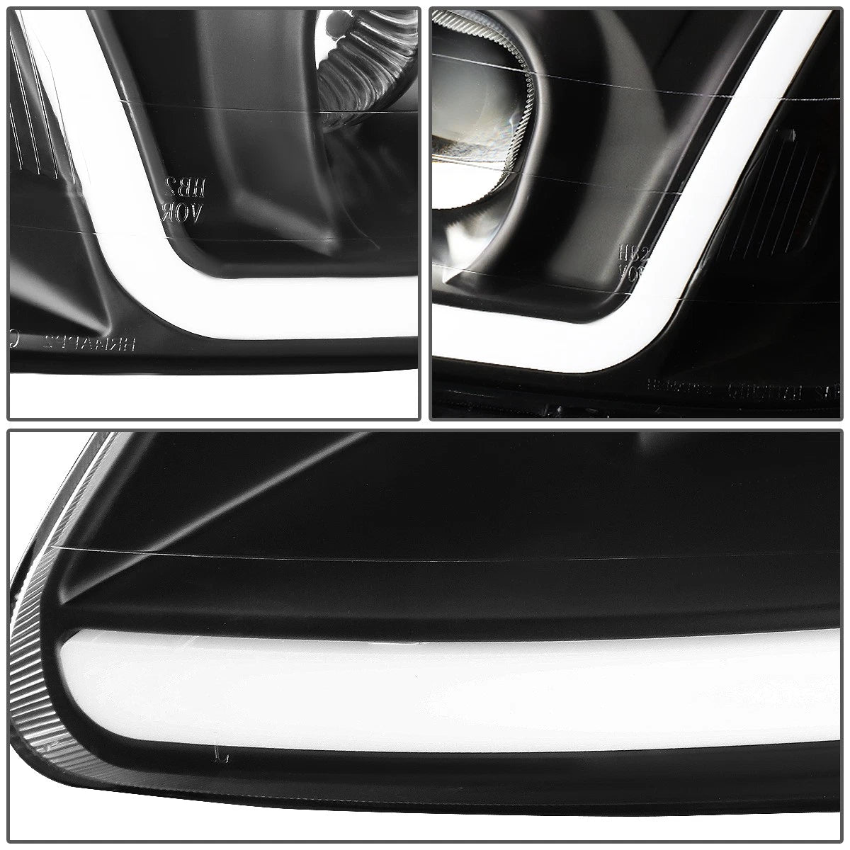 LED DRL Projector Headlight Lamps for Honda Civic (1999–2000)