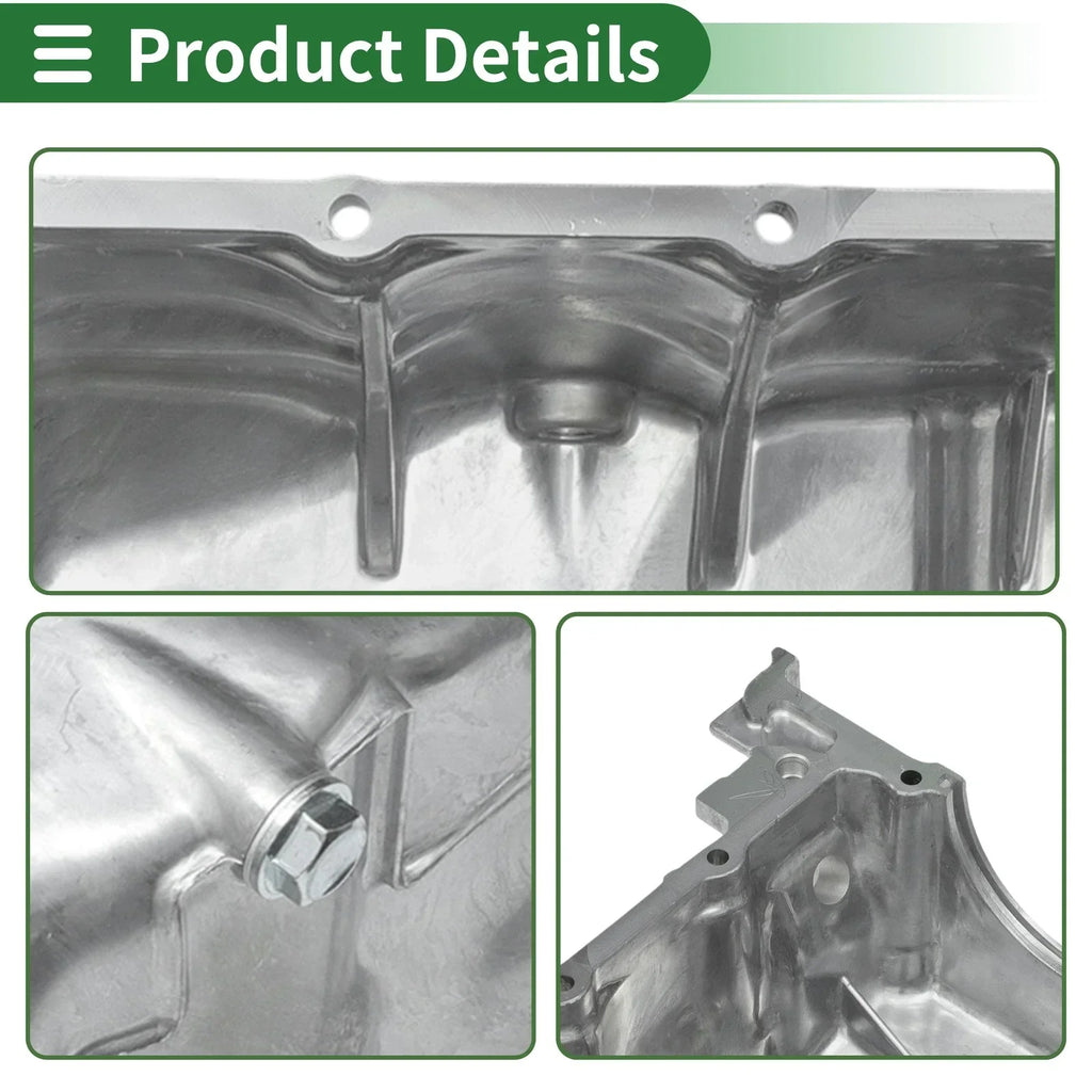 Engine Oil Pan for Honda Fit Base (2009-2013) - 1 x Aluminum Cover