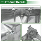Engine Oil Pan for Honda Fit Base (2009-2013) - 1 x Aluminum Cover