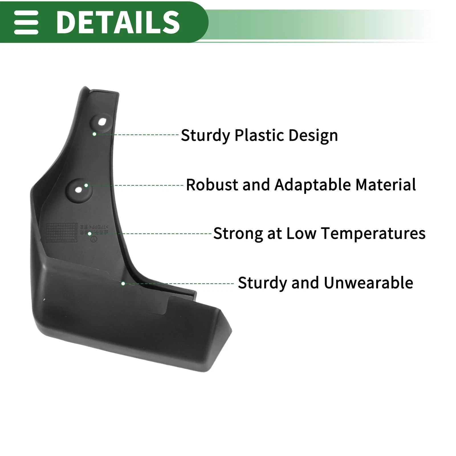Mud Flaps Splash Guards for Honda Gienia (2016–2019)