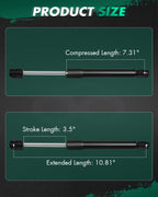 2X Rear Trunk Lift Supports Gas Springs for Mitsubishi Galant (2009)