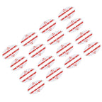 Set of 16 Unleaded Gas Only Stickers for Gas Cans & Generators (0.82'' X 2.17'')