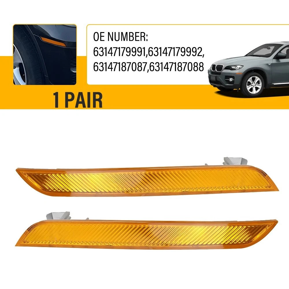 Set of 2 Side Marker Reflectors for BMW X6 E71 E72 X5M (2008–2014) EPY