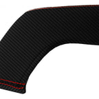 Console Armrest Cover for Lexus IS350 (2014–2016) PVC Carbon Fiber Red Stitch