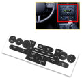 Stereo Radio Navigation Button Repair Decals for Ford Mustang (2005–2009)