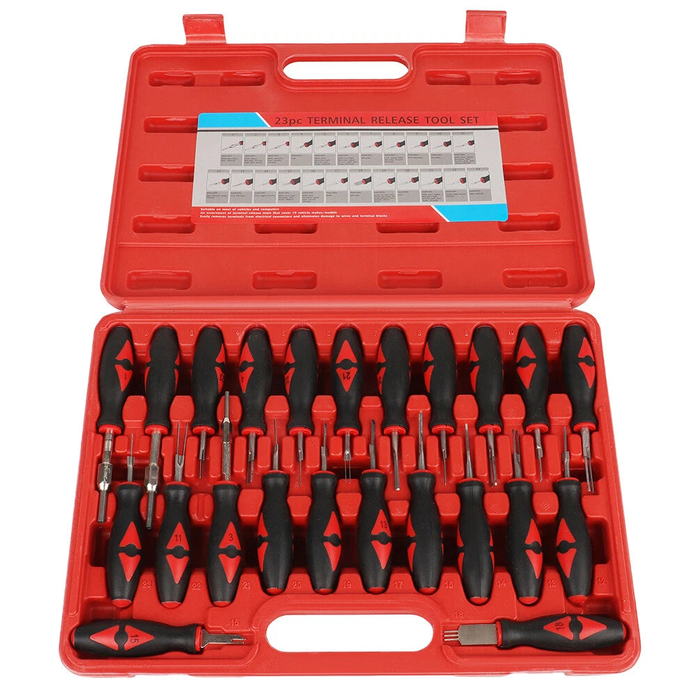 Set of 23 Universal Automotive Terminal Release Removal Tools