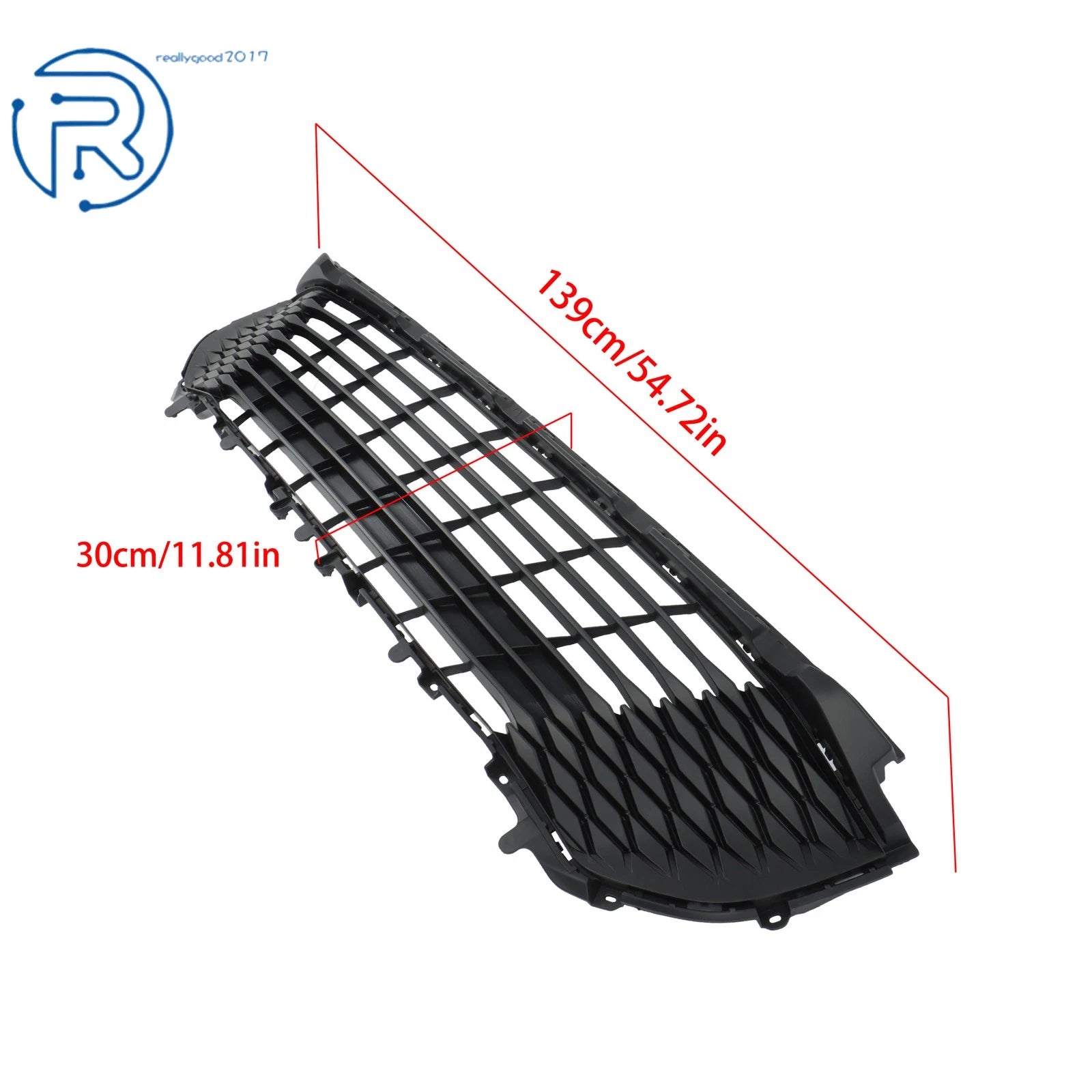 Front Lower Bumper Grille for Toyota Camry LE (2025) Matte Black