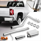 4" Round Tip Muffler Catback Exhaust System for Silverado/Sierra 1500 (2009–2013)
