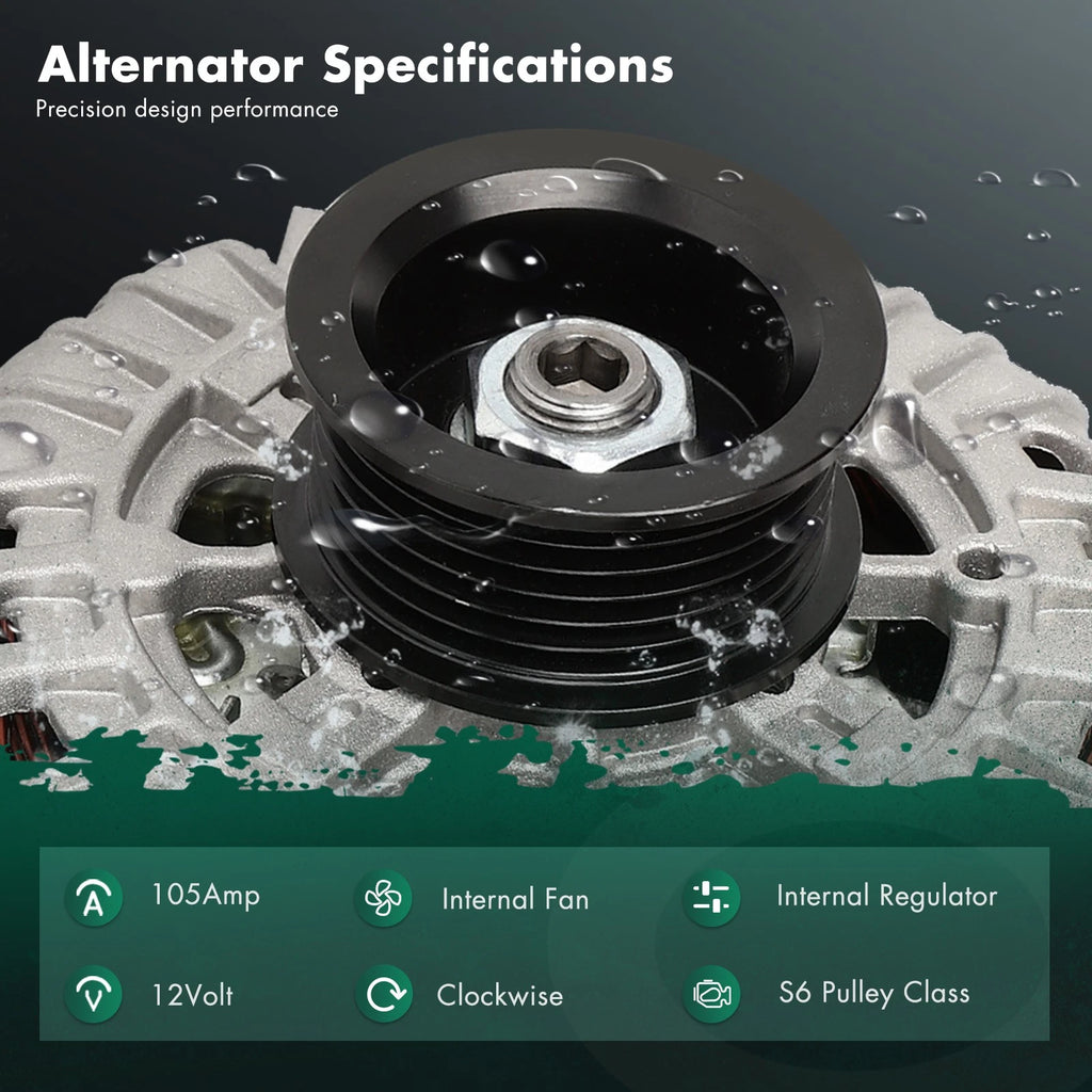 Alternator for Chevrolet Uplander, Buick Terraza V6 3.9L (2006–2009)