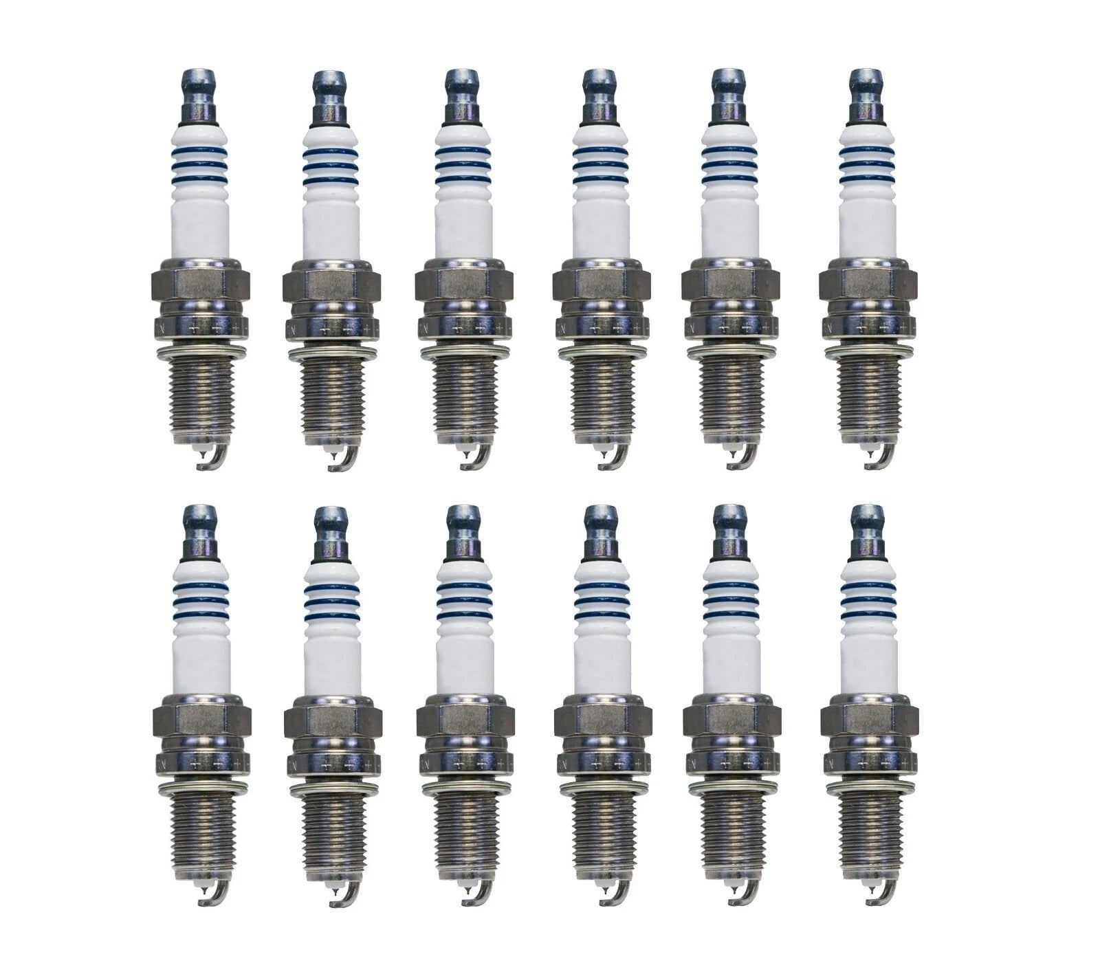 Set of 12 Iridium Power Spark Plugs for Audi A8 Quattro (2000–2009)
