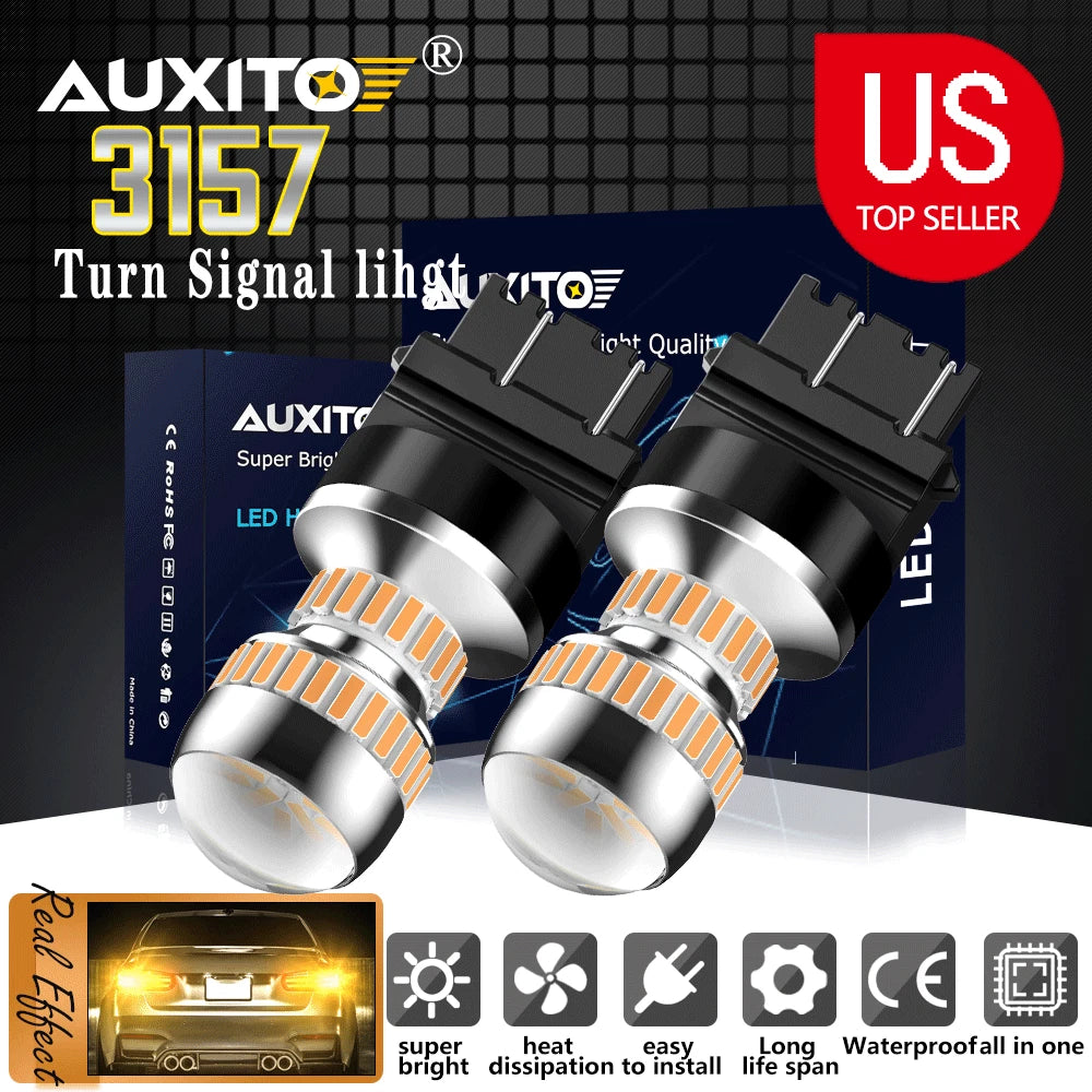 2X LED Front Turn Signal Parking Light Bulbs for Various Vehicles (YYYY–YYYY)