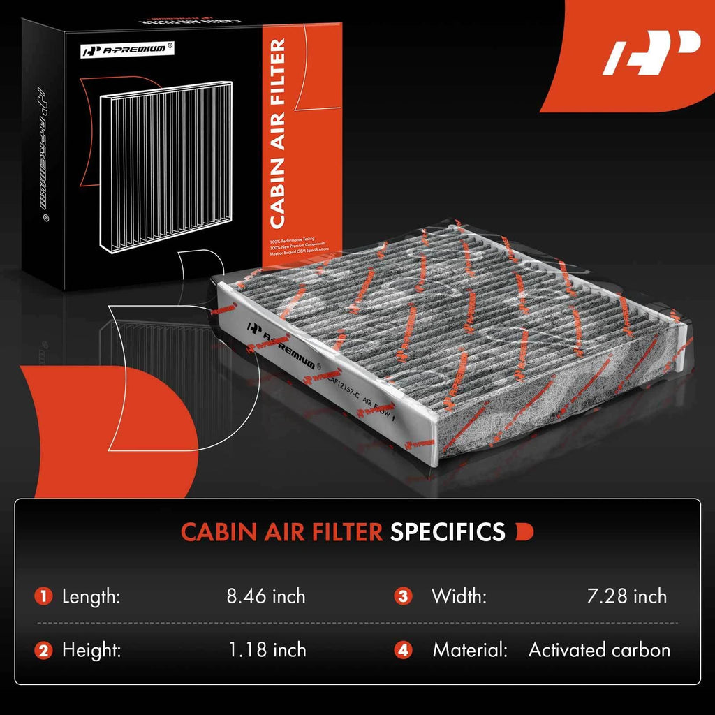 Activated Carbon Cabin Air Filter for Toyota Camry 2018–2022 (2 Pack)
